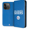 NBA Philadelphia 76ers Standard - Blue iPhone 15 Pro Folio Case